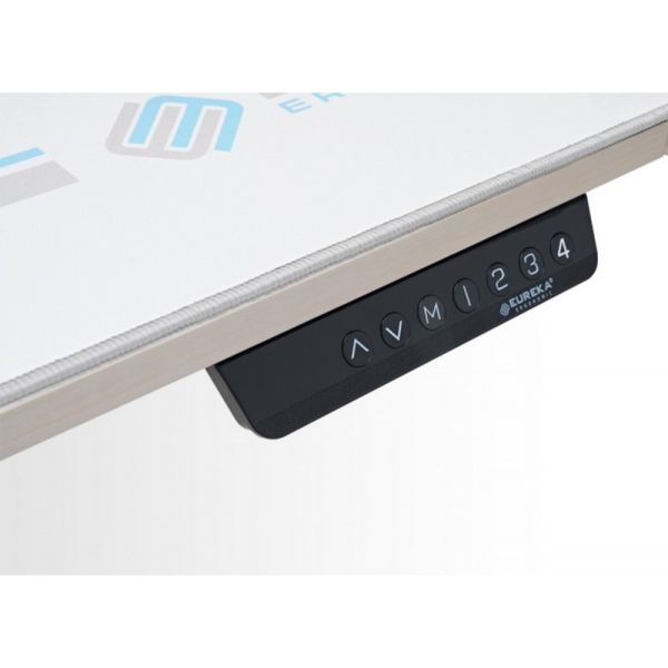 Стол для компьютера (для геймеров) с подставкой под клавиатуру и электрической регулировкой по высоте Eureka ERK-ED71-MW