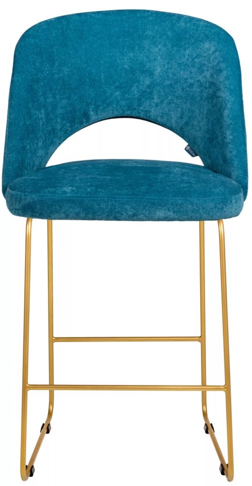 Стул барный Lars (Б) Блю/ЛинкЗолот