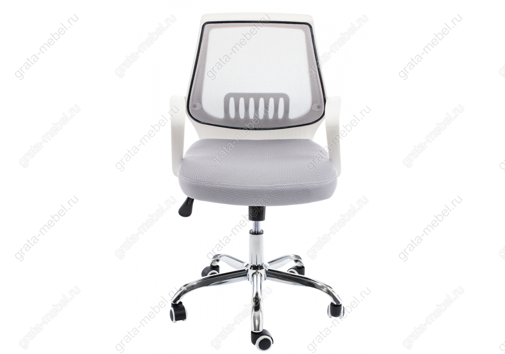 Компьютерное кресло Ergoplus белое / серое