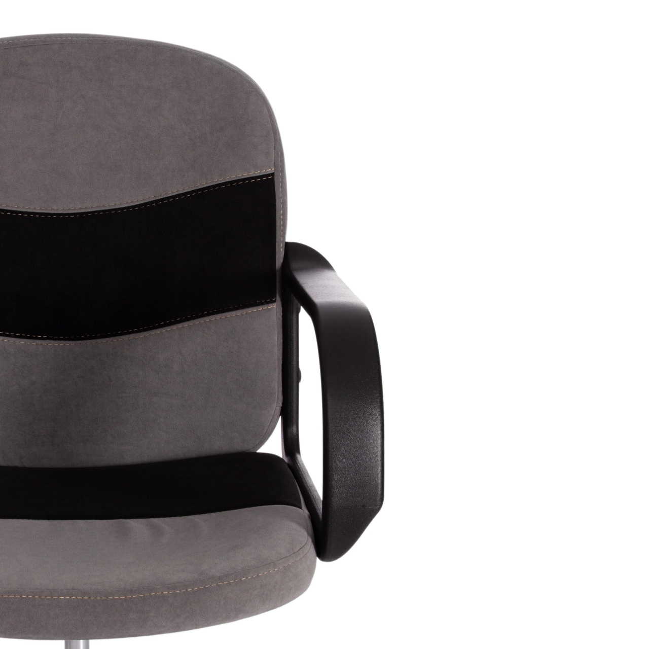 Кресло BAGGI PA флок , серый/черный, 29/35