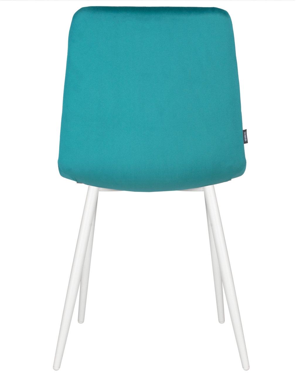 Стул обеденный DOBRIN CHILLY (Морской волны Holland 56, основание белое ) 4 шт