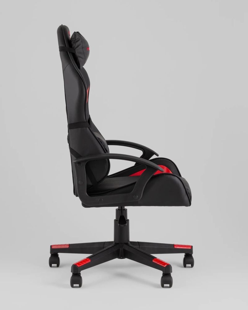 Кресло спортивное TopChairs Warden черно-красный