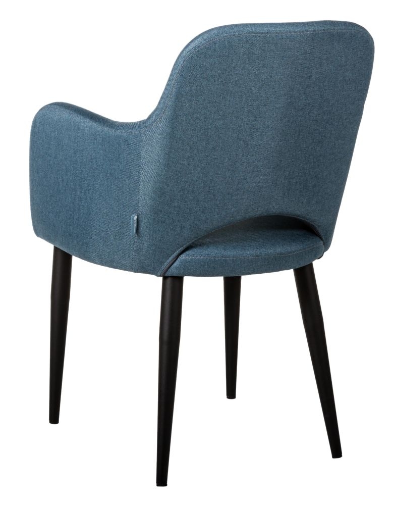 Стул с подлокотниками Ledger Син Эко Черн