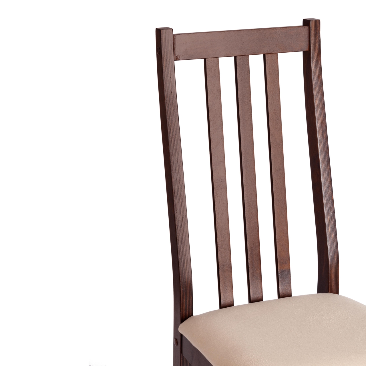 Стул SWEDEN (комплект) NEW, Многослойный березовый шпон, 41х40х99 см, cappuchino/велюр бежевый