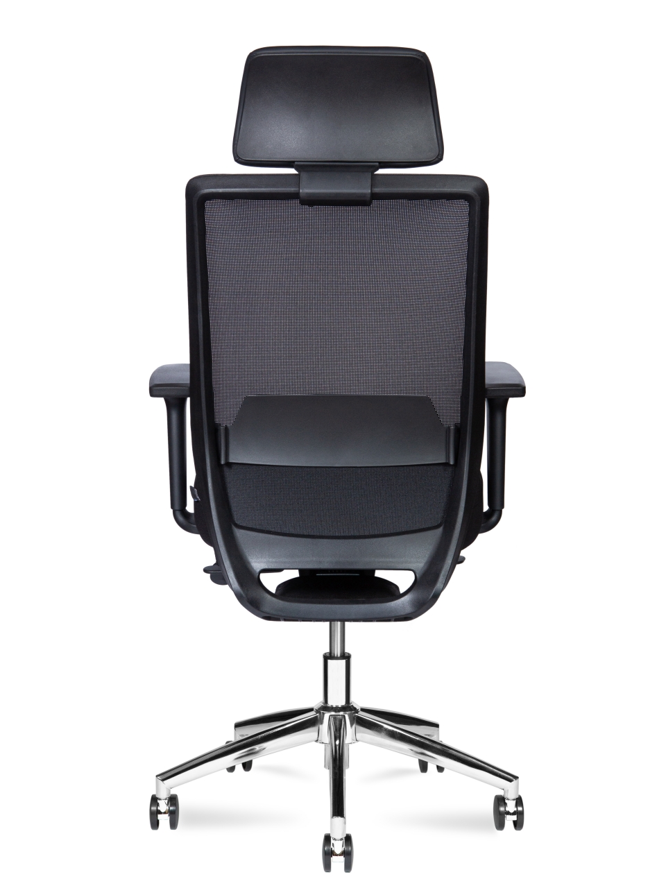 Кресло офисное Моно блэк хром / Mono black chrom H6255-2 black chrom