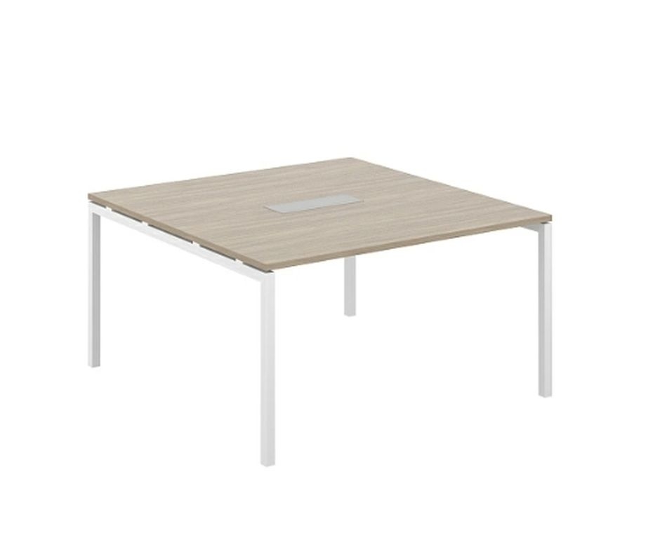 Стол переговорный Sigma SG.273.OD.44.WH Дуб темный Белый