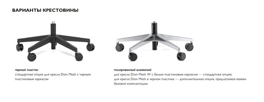 Кресло ДИОН Меш Бл 870 1Д алум СЛВ 50 Черный Хром / DION Mesh Bl 1D alum SLW