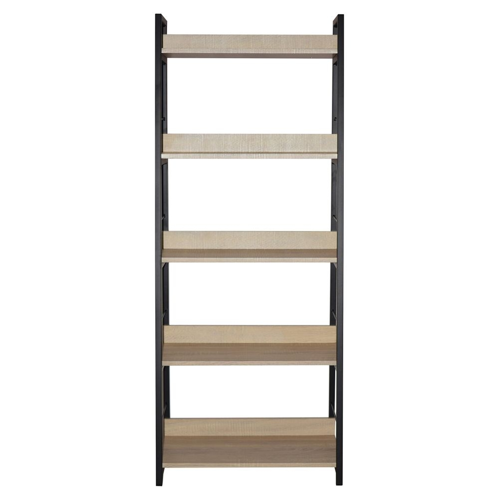 Стеллаж на металлокаркасе BRABIX LOFT SH-003 Дуб натуральный