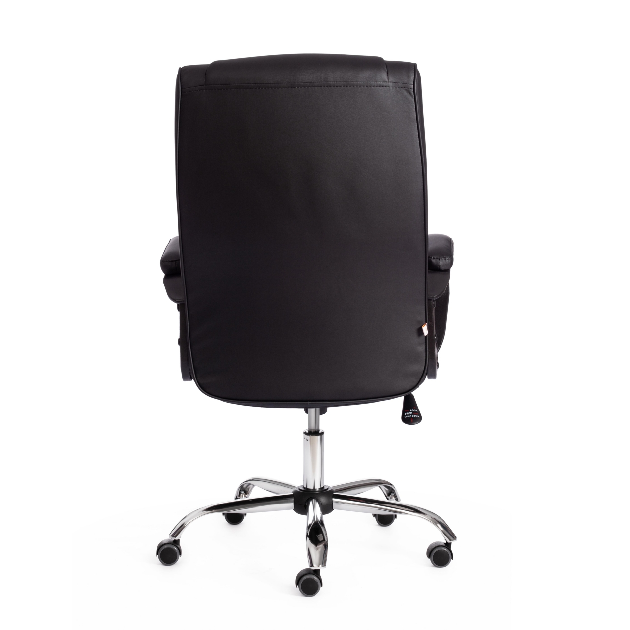 Кресло MAXIMA Хром (22) кож/зам, черный, 36-6