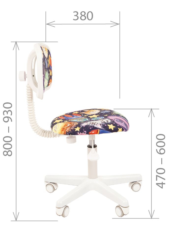 Детское кресло CHAIRMAN KIDS 101 Black Футбол