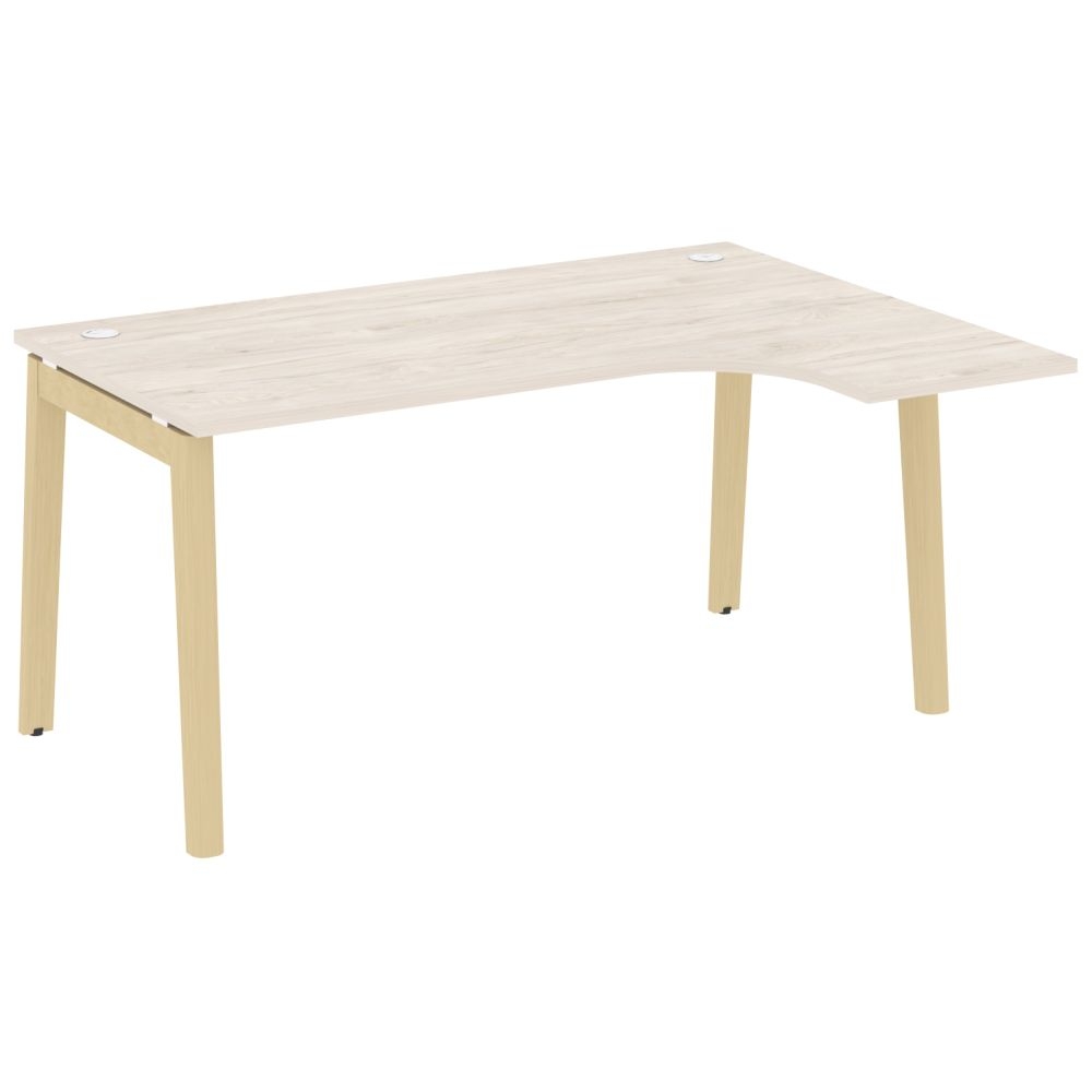Стол эргономичный левый ONIX WOOD OW.SA-4(R) Денвер Светлый/Светлый