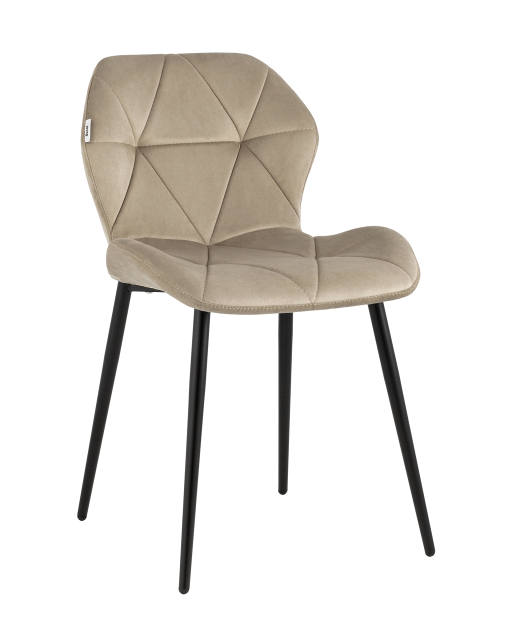 Стул Эдвин велюр капучино 4 шт