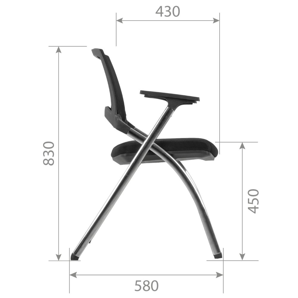 Комплект офисных кресел CHAIRMAN CH890 Черный