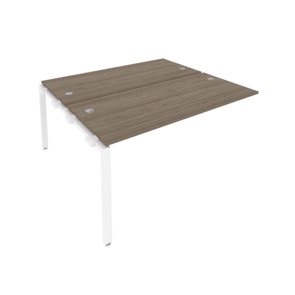 Проходной наборный элемент рабочей станции Metal System Б.ПРС-СП-2.4 Вяз/Белый