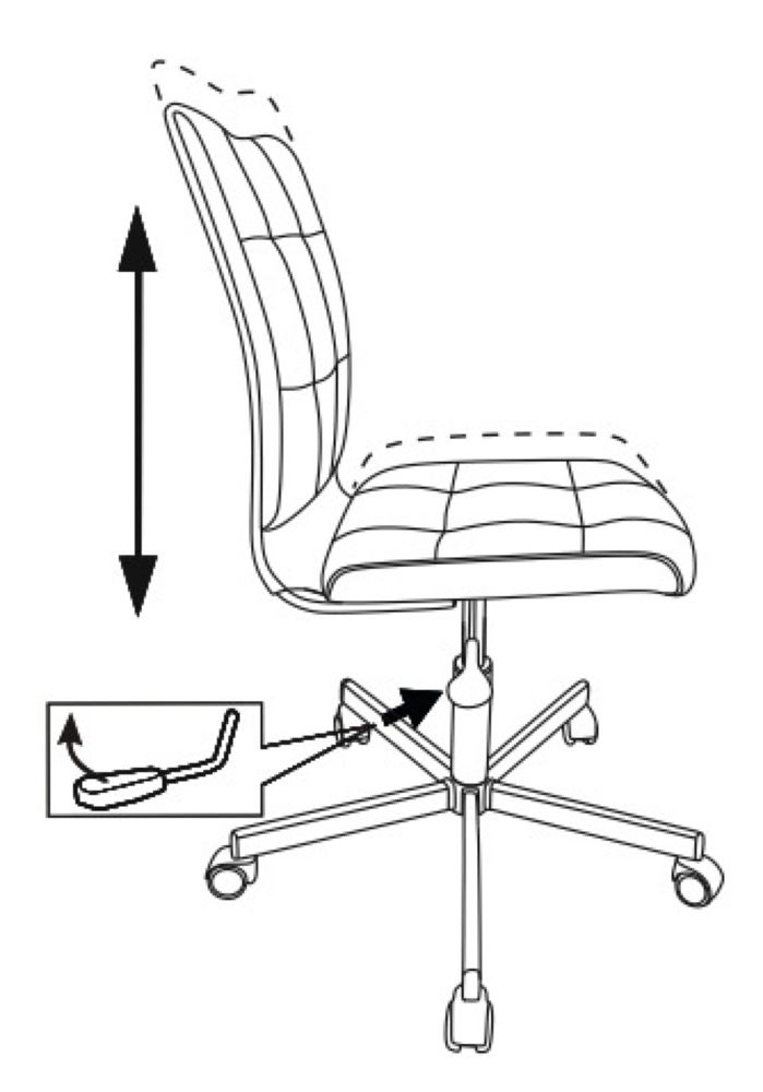 Кресло для оператора Бюрократ CH-330M Белый Lincoln 100