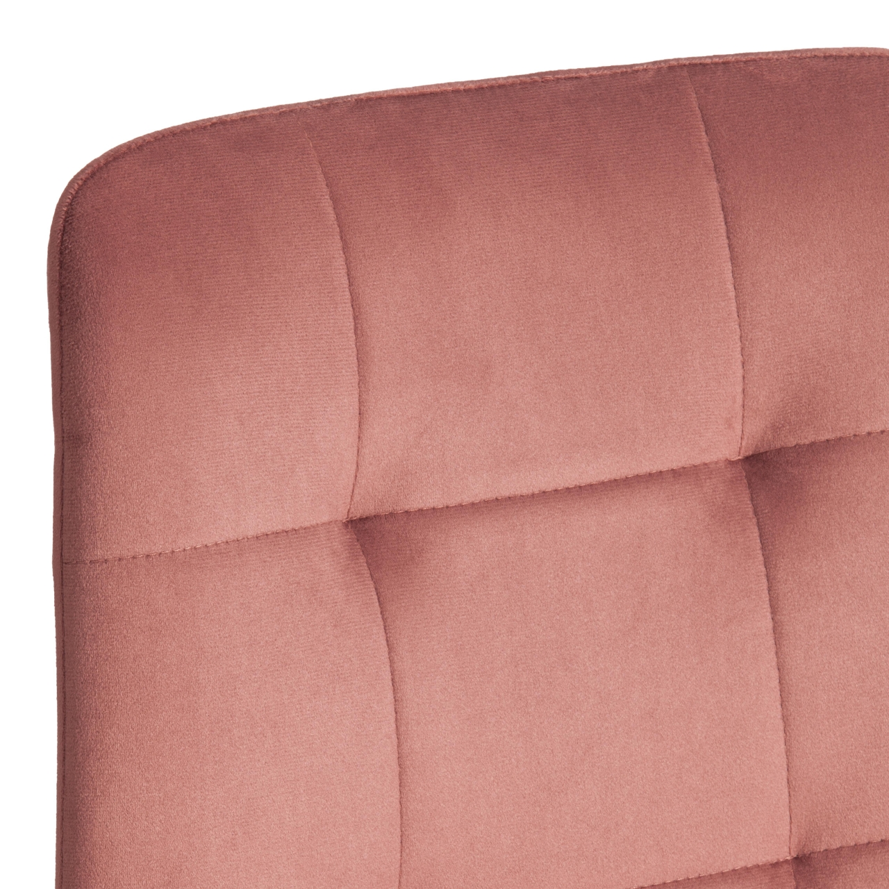 Стул CHILLY (mod. JSC-220) Велюр/металл , 44,5х52,5х88 см, Coral (коралловый) HLR44 / натуральный