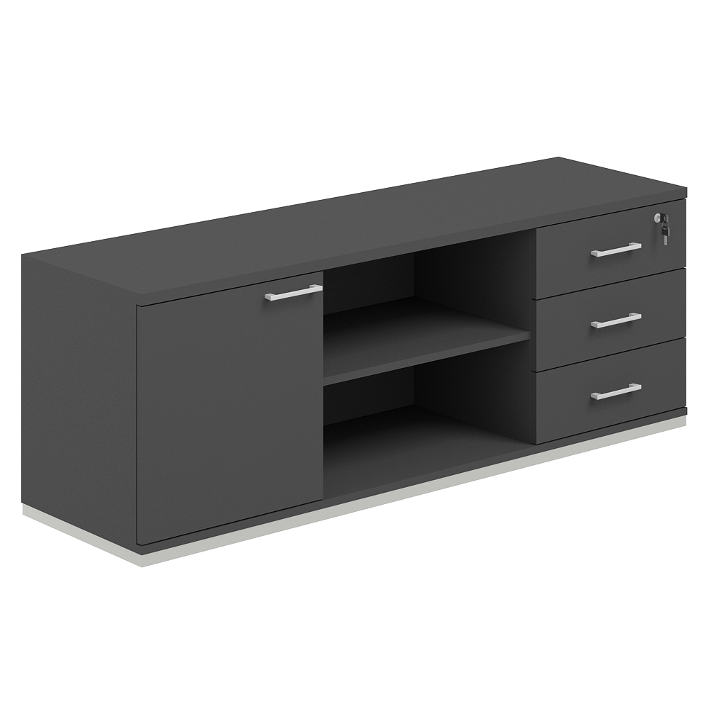 Тумба сервисная 1638х462х584 c замком АГ.294.АН.АН.АН / c AG.294.AN.AN.AN