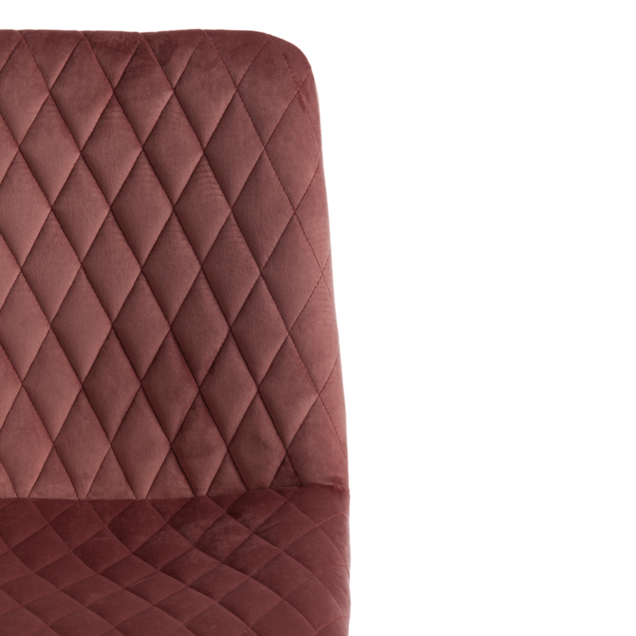 Стул CHILLY X (mod. 7096) ткань/металл, 45x53х88 см, высота до сиденья 50 см, коралловый barkhat 15 /черный