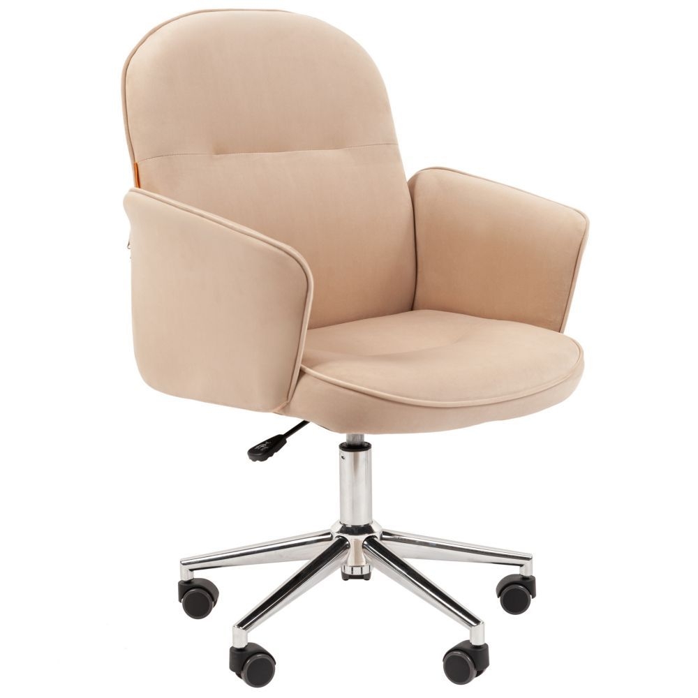 Офисное кресло CHAIRMAN ДОМ (Home) 130 велюр Бежевый