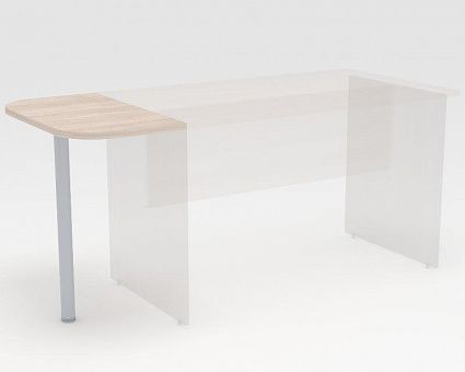 Столешница приставная Public Comfort C-83-227 Дуб Сантана светлый