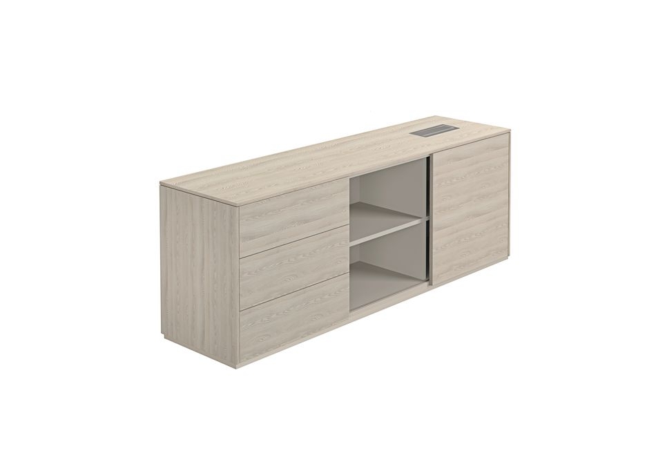 Тумба опорная 1700 левая Atlas NZ-0201.YN.YN.L Ясень Наварра