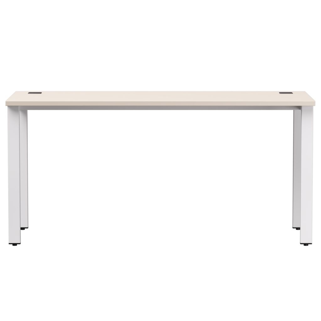 Стол прямой на металлокаркасе, опоры 45 гр Everprof EVO 254S004 Кашемир Белый