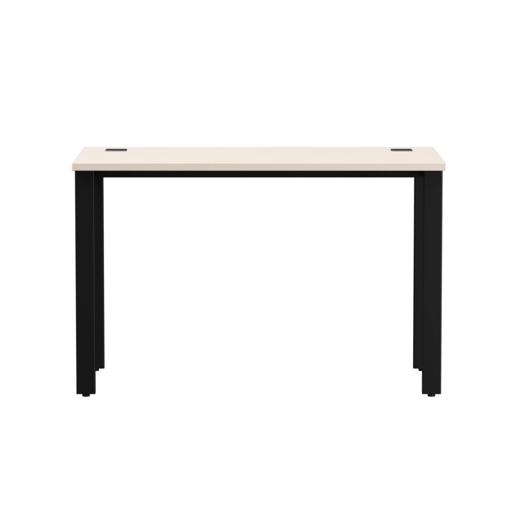 Стол прямой на металлокаркасе, опоры 90 гр Everprof EVO 254S006 Кашемир Черный