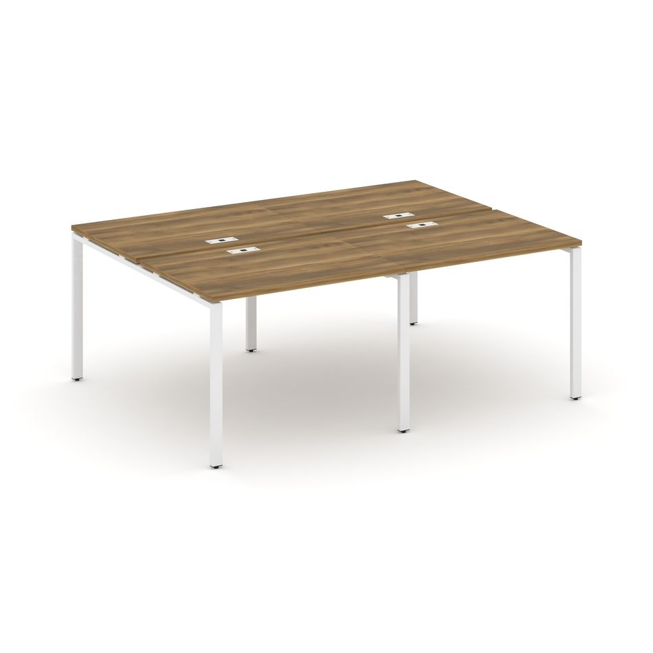 Рабочая станция двухсторонняя на 4 места CONCEPT CN.DRS-005 Сандал Янтарный Белый