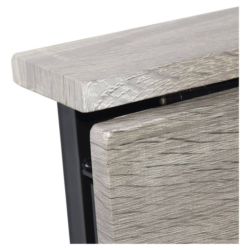 Стол на металлокаркасе BRABIX LOFT CD-001 Дуб антик