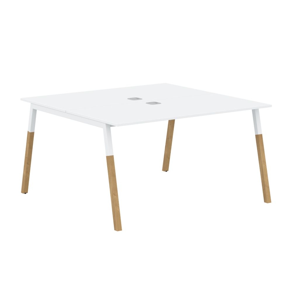 Рабочая станция Forta FWST 1313 Белый премиум Дуб Гамильтон