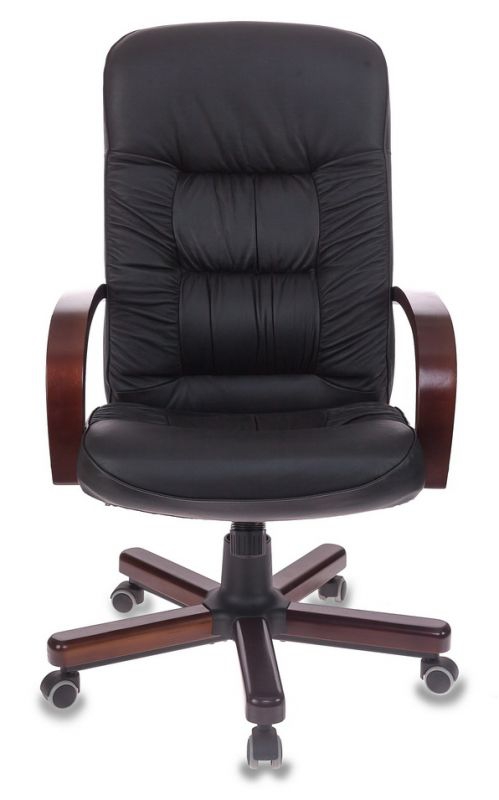 Кресло руководителя Бюрократ T-9908/WALNUT Черный