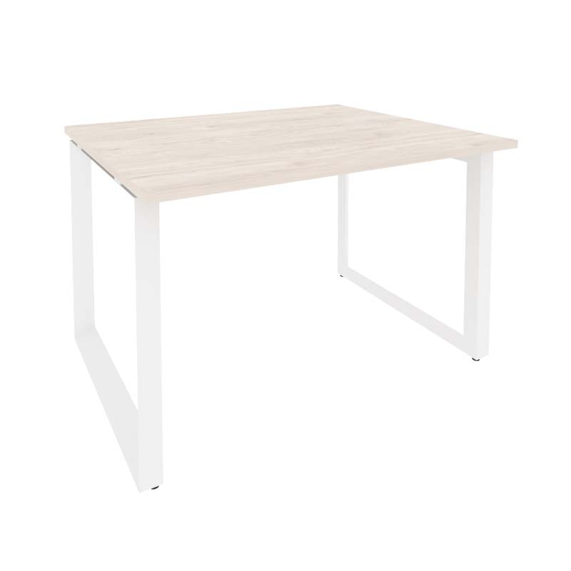 Стол переговорный (1 столешница) ONIX O.MO-PRG-1.2 Денвер Светлый/Белый