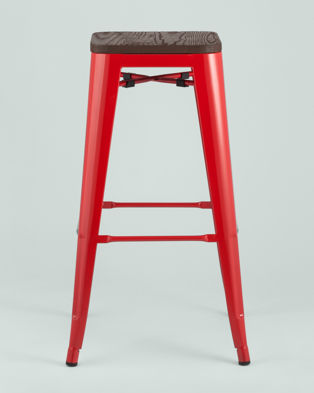 Стул барный TOLIX WOOD Красный