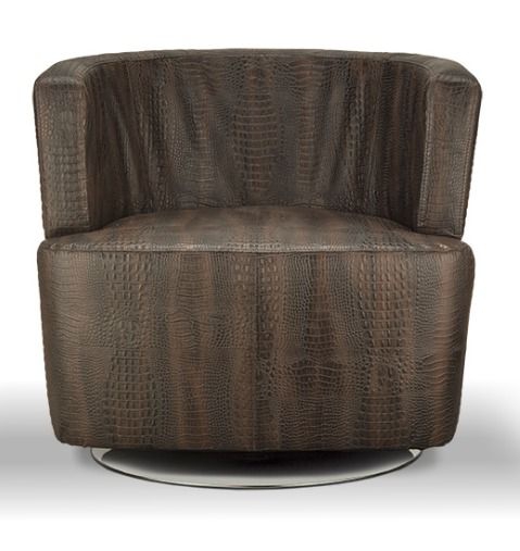 Кресло на поворотном блине Эго 1 Коричневое