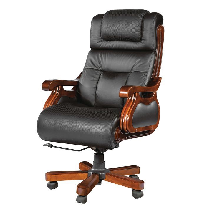 Кресло руководителя STANNIS A STS317101 Кожа черная