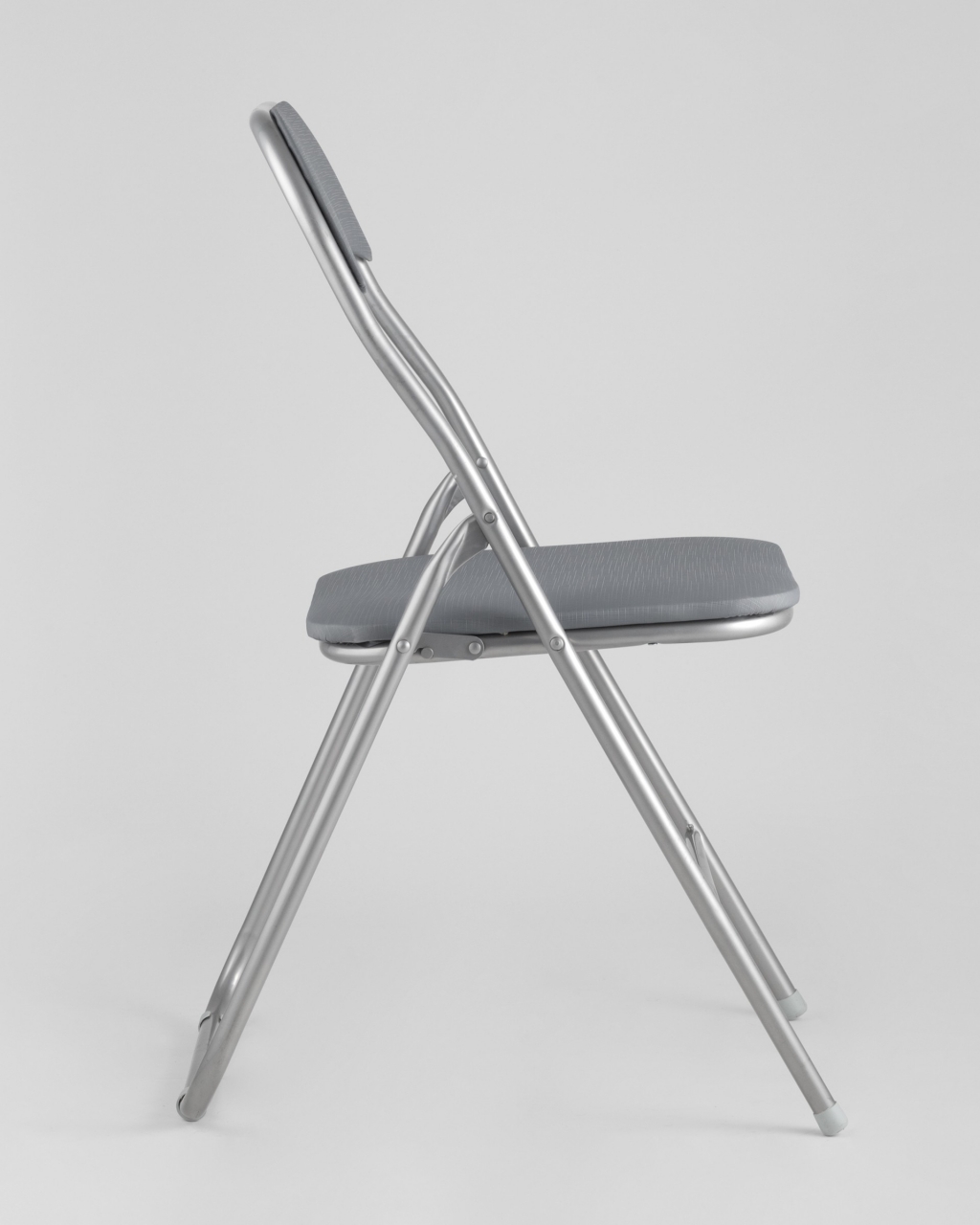 Стул складной Джек экокожа Серый