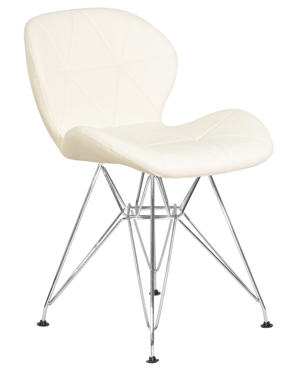 Стул обеденный DOBRIN BUTTERFLY CHROME Кремовый