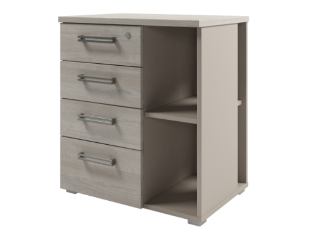 Тумба приставная D-222 Акация Морава/Кашемир