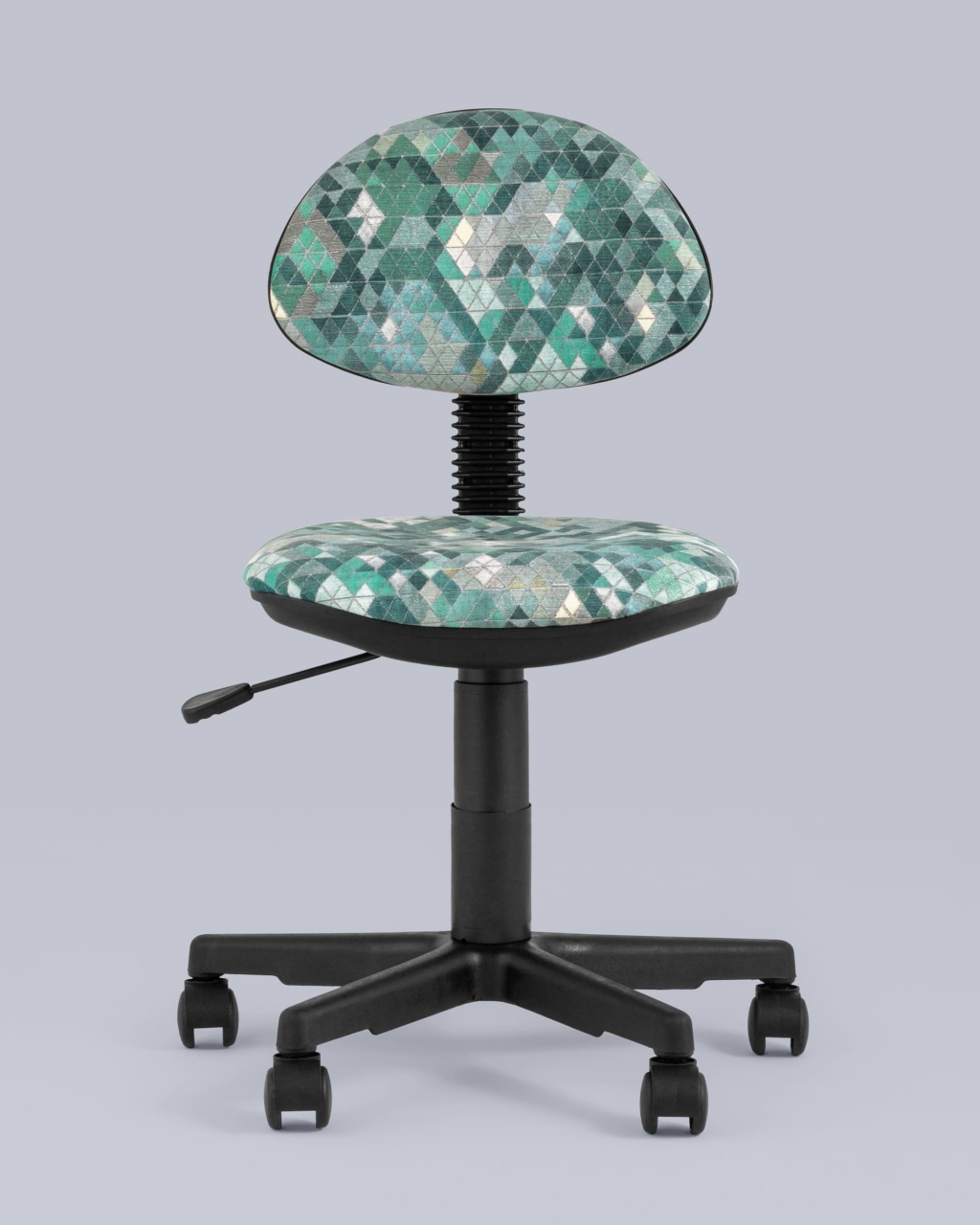 Кресло компьютерное детское УМКА абстракция Зеленый