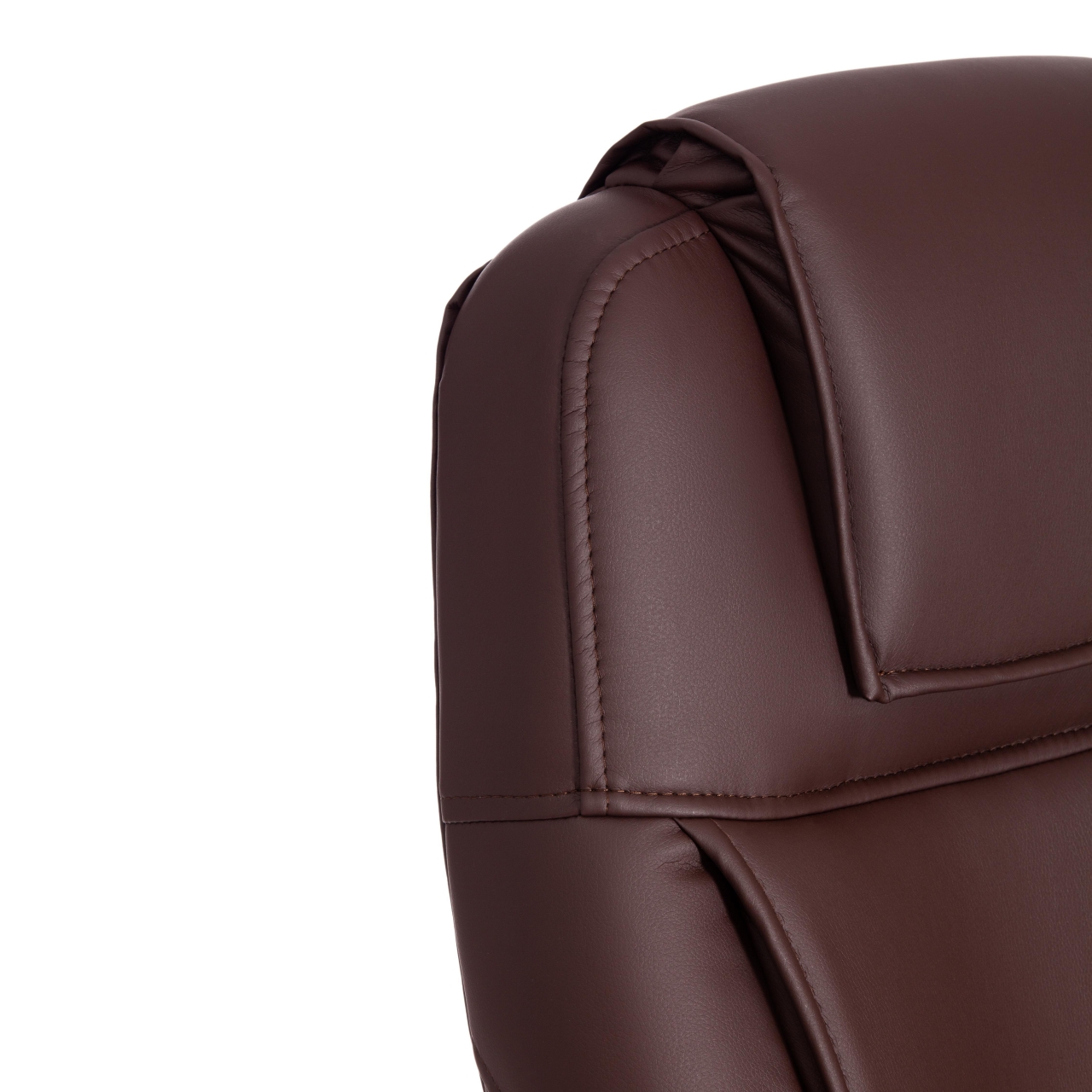 Кресло BERGAMO (22) кож/зам, коричневый, 36-36