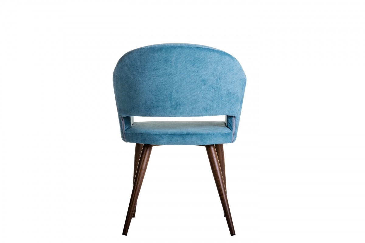 Стул Oscar Блю/Темный Орех