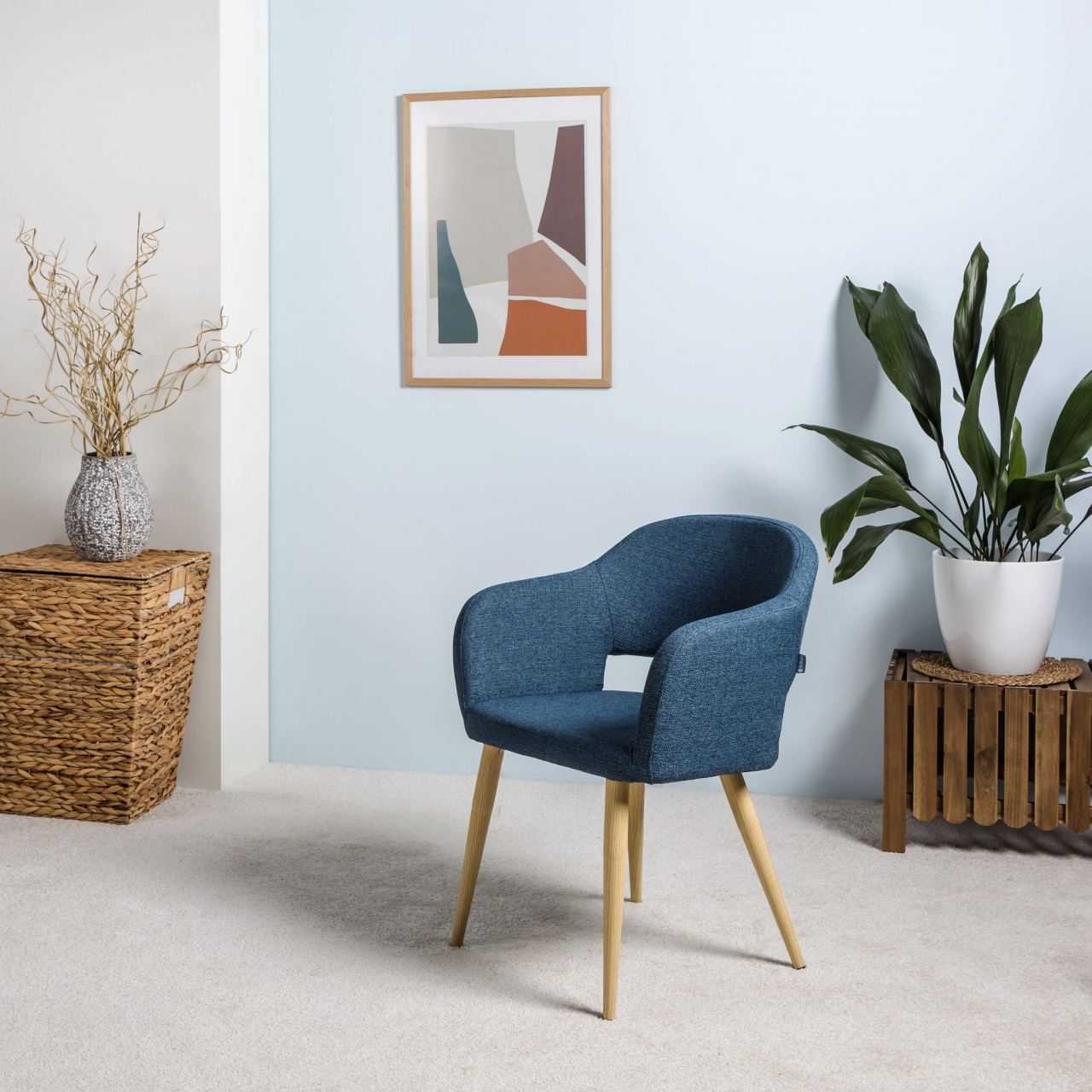 Стул Oscar Сканди Грин/Натур