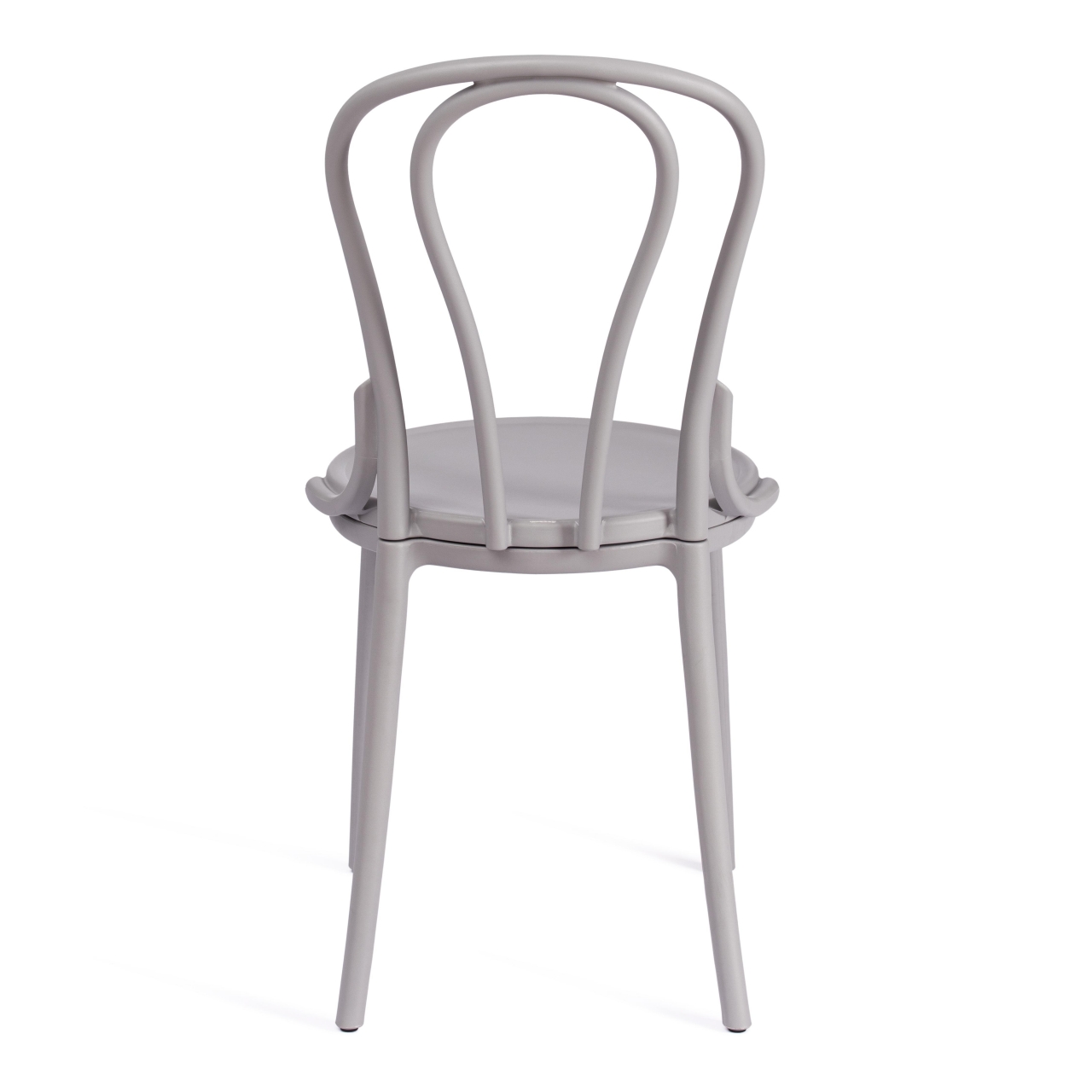 Стул THONET (mod. PL62) пластик, 42 x 52 x 89 см, Grey (Cерый) 09