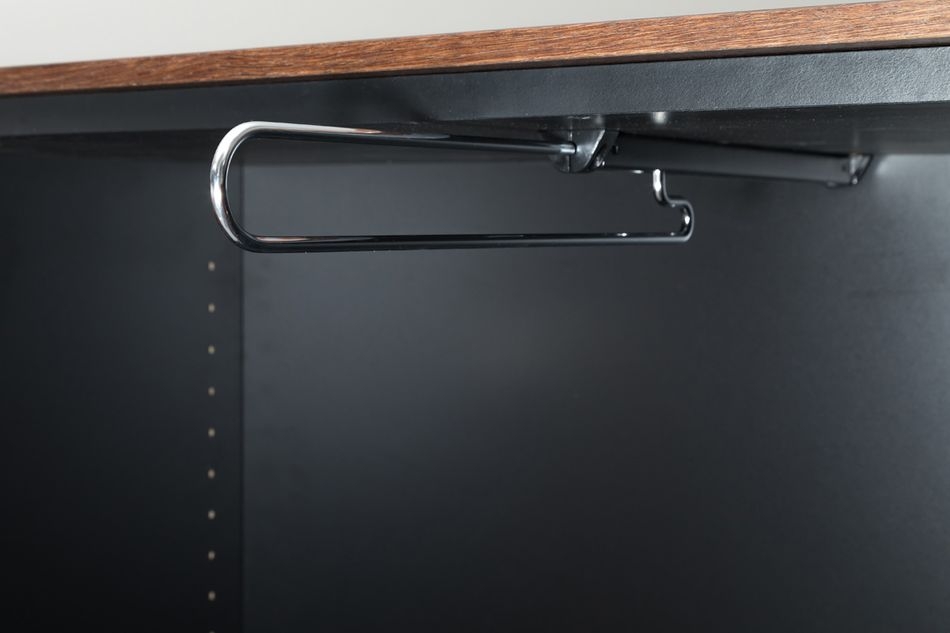 Шкаф для бумаг с гардеробом RAIL SET_Wardr.+Bookcase_RT Дуб Табак