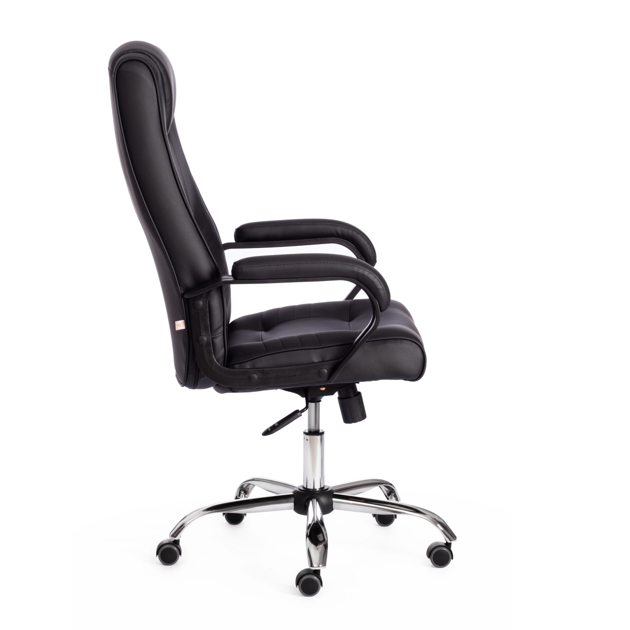 Кресло MAXIMA Хром (22) кож/зам, черный, 36-6