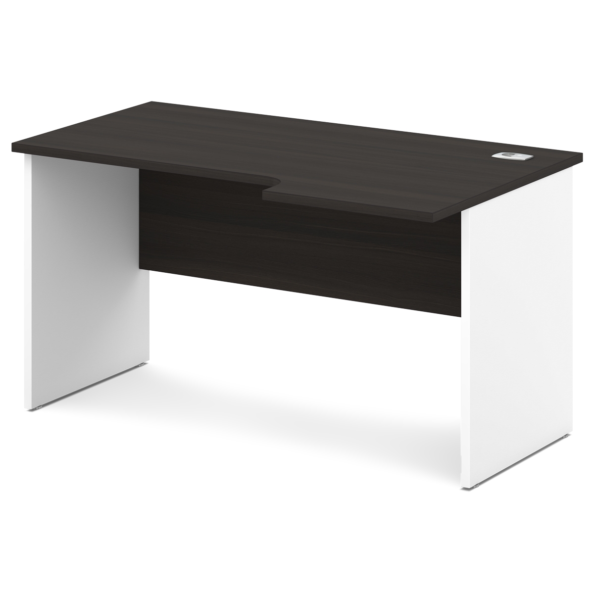 Стол эргономичный Sentida S-44 правый Дуб Честерфилд-Белый