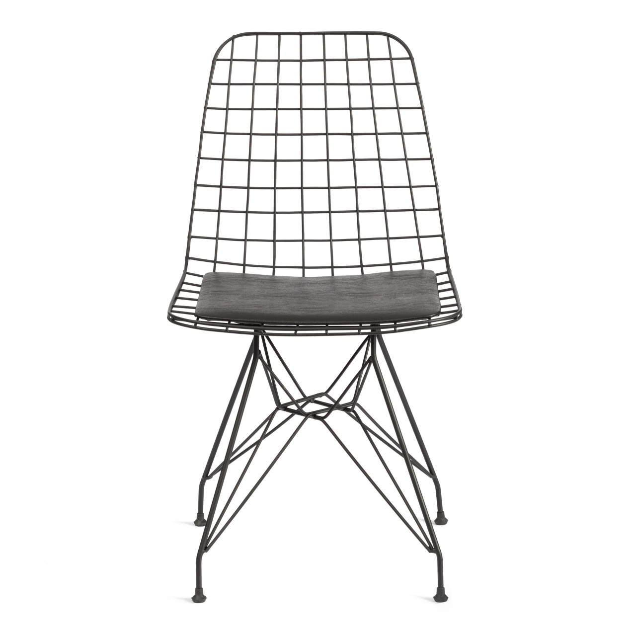 Стул TAVOLA (mod. 271) металл/экокожа, 46 х 47.5 х 84 см, Black (черный)