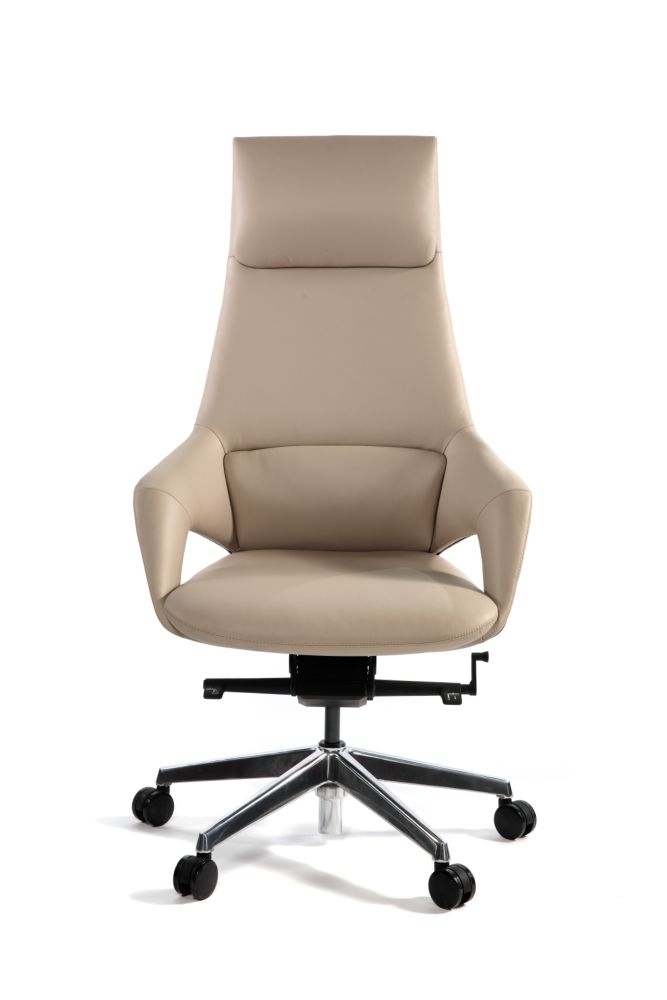 Кресло руководителя Шопен FK 0005-A BEIGE LEATHER