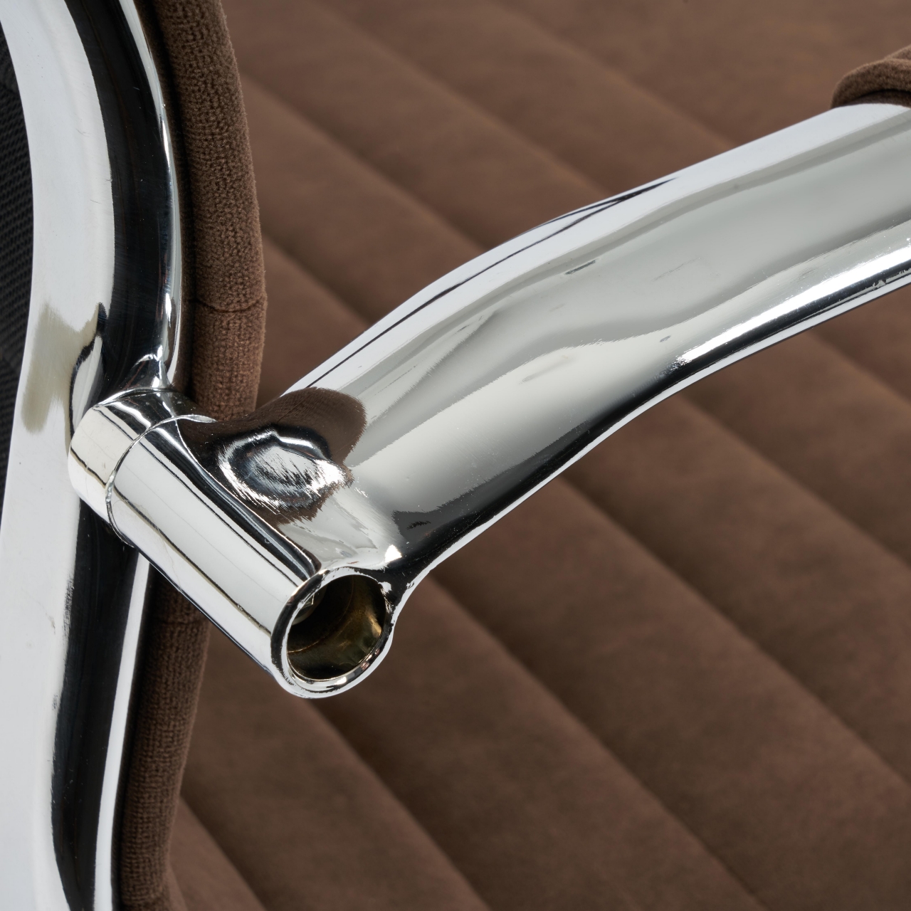 Кресло URBAN-LOW флок , коричневый, 6