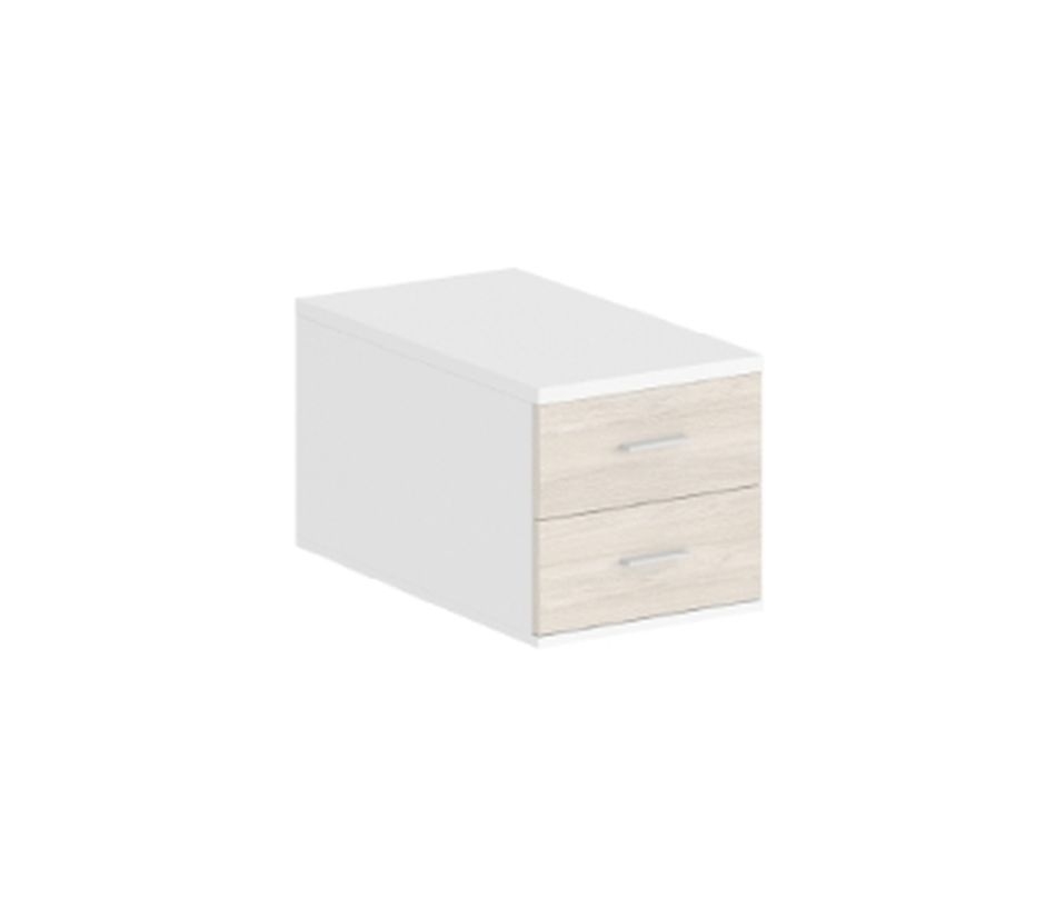 Подвесная тумба с 2 ящиками Sigma SG.536.WH.OL Белый Дуб светлый